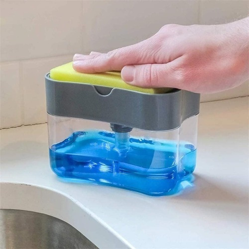 DISPENSADOR JABON LIQUIDO C/ESPONJA